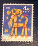 Eesti 2005 pz kerst, Verzenden, Overige landen, Gestempeld