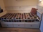 IKEA Hemnes Bedbank 80-200 uitschuifbaar, Huis en Inrichting, Ophalen, Gebruikt, Eenpersoons, Wit