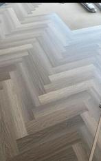 Pvc visgraat klik laminaat grey oak 36m2+14m2 8mm, Huis en Inrichting, Stoffering | Vloerbedekking, Ophalen, Zo goed als nieuw