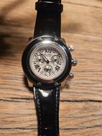Prachtige Glam Rock horloge - type Miami, Overige merken, Leer, Staal, Nieuw
