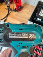 Makita 14.4 met twee accus en koffer, Doe-het-zelf en Verbouw, Gereedschap | Boormachines, 600 watt of meer, Variabele snelheid