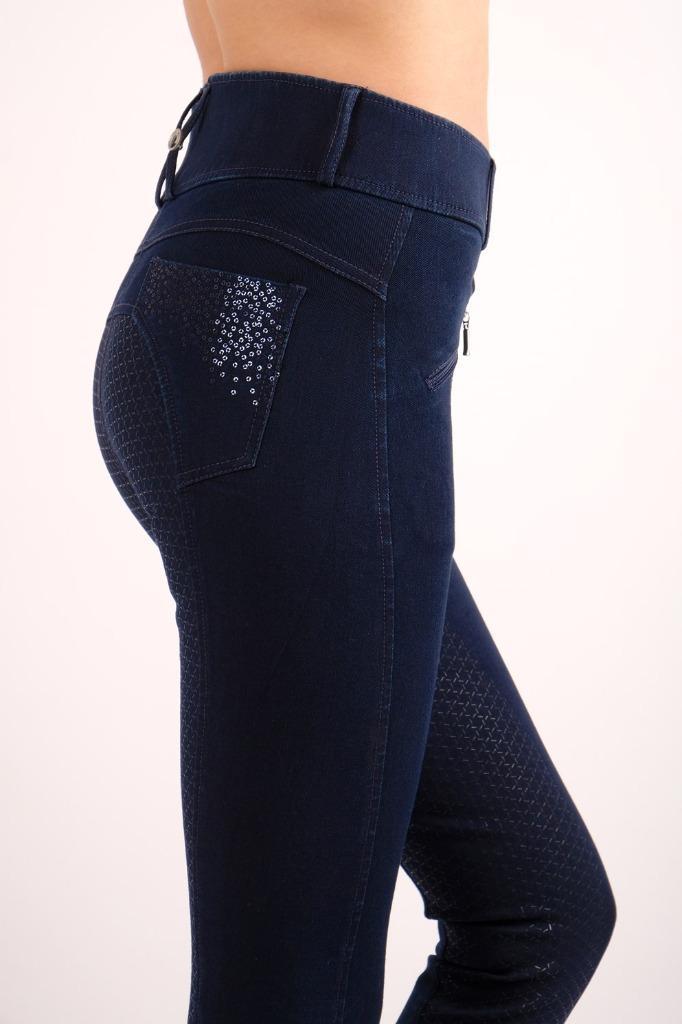 Montar Lydia Yati Highwaist Denim Jeans, 42, 44, Dieren en Toebehoren, Paardrijkleding, Nieuw, Dames, Onderkleding, Ophalen of Verzenden