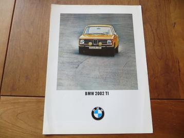 Folder BMW 2002 TI 1969, 2 stuks beschikbaar voor biedingen