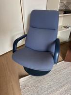 Artifort. Blauwe draaifauteuil., Huis en Inrichting, Blauw, Ophalen of Verzenden, Zo goed als nieuw, Metaal