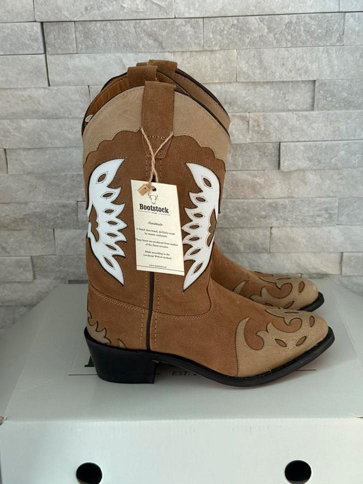 Bootstock cowboylaarzen, Kleding | Dames, Schoenen, Nieuw, Hoge laarzen, Bruin, Ophalen of Verzenden
