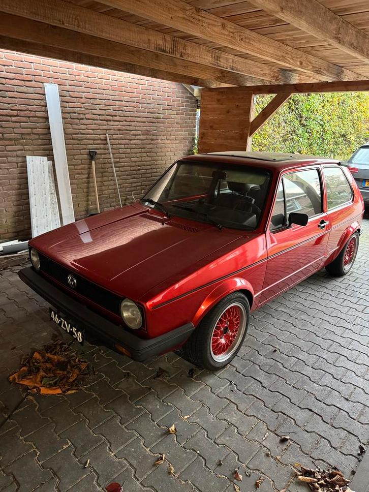 Volkswagen Golf 1.6 td 1977, Auto's, Volkswagen, Particulier, Golf, Diesel, Hatchback, Handgeschakeld, Origineel Nederlands, Rood
