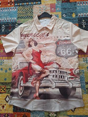 Nieuw Rockabilly heren shirt 2XL/3XL  beschikbaar voor biedingen