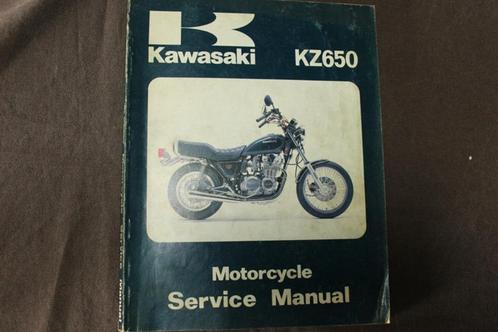 Kawasaki KZ650 1981 motorcycle service manual KZ650 D4 F1 H1, Motoren, Handleidingen en Instructieboekjes, Kawasaki, Ophalen of Verzenden