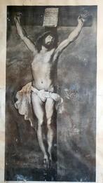 Lijst Antiek Frans met Afbeelding Gravure Christus. Rubens, Antiek en Kunst, Kunst | Etsen en Gravures, Ophalen of Verzenden