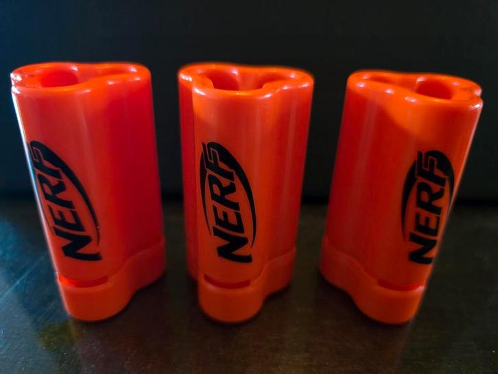 3x shells voor Nerf N-strike Elite trilogy, Kinderen en Baby's, Speelgoed | Overig, Zo goed als nieuw, Jongen of Meisje, Ophalen of Verzenden