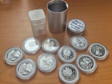 10 x 1 oz Noah’s Ark Silver Coin 2021. Zilver Bullion. beschikbaar voor biedingen