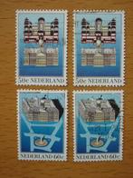 Paleis op de Dam 4x NVPH 1273 en 1274 Gestempeld, Postzegels en Munten, Postzegels | Nederland, Ophalen of Verzenden, Na 1940