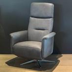Inhouse Relaxfauteuil Dock 5 S Antraciet Leer, Huis en Inrichting, Fauteuils, Ophalen, Nieuw, Modern, 50 tot 75 cm