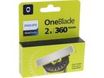 Philips OneBlade 360 Vervangmesjes - 2 stuks - QP420/50, Zo goed als nieuw, Verzorging, Philips, Nvt