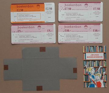 Setje gebruikte boekenbonnen  beschikbaar voor biedingen