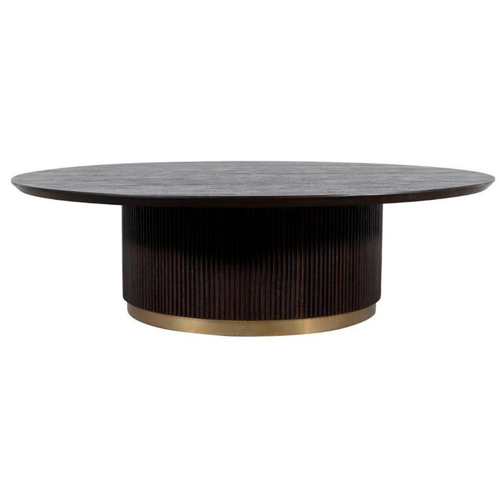 NIEUWE PTMD SALONTAFEL XELLE Black Edition rond 125 cm tafel, Huis en Inrichting, Woonaccessoires | Overige, Nieuw, Ophalen