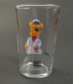 De Bereboot Vintage BRILBEER Glas 1970's, Verzenden, Gebruikt, Tv, Gebruiksvoorwerp