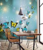 Fotobehang / Behang - Dieren - Vlinders, Blauw, Minder dan 10 m², Verzenden, Dieren