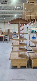 Houten Presentatiemeubel met Luifel, Huis en Inrichting, Ophalen, Zo goed als nieuw