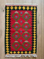 Authentieke handgeweven Perzische kelim 96 x 61, 50 tot 100 cm, Perzisch, Nieuw, Rood
