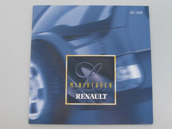 REN 027 Renault miniaturen., Boeken, Auto's | Folders en Tijdschriften, Zo goed als nieuw, Renault, Ophalen of Verzenden