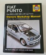 Fiat Punto 2003-2007 Haynes Owners Workshop Manual, Ophalen of Verzenden