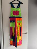Gekleurde tuinbroek maat M (carnaval), Ophalen of Verzenden, Gedragen, Maat 38/40 (M), Carnaval