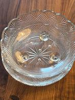 Kristallen fruitschaal, Antiek en Kunst, Antiek | Glas en Kristal, Ophalen of Verzenden