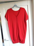 Lang rood vest met korte mouw 44, Kleding | Dames, Truien en Vesten, Ophalen of Verzenden, Zo goed als nieuw, Maat 42/44 (L), Rood