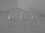 Cognacglazen 6 stuks hoogte 11,5 cm en doorsnede 6 cm, Antiek en Kunst, Ophalen of Verzenden