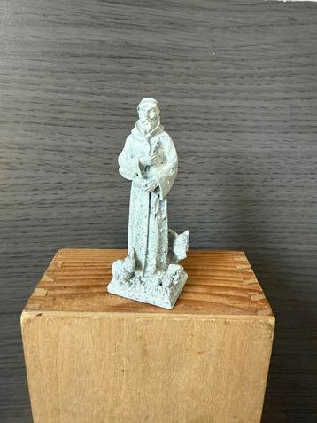 Beeld Pater met dieren - 8cm - resin beschikbaar voor biedingen
