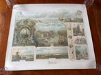 Lithografie van G. Scheuren., Antiek en Kunst, Kunst | Litho's en Zeefdrukken, Ophalen of Verzenden