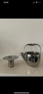 Zilveren bodum theepot, Ophalen of Verzenden, Nieuw, Rvs, Pot, Bus of Blik