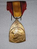 Belgische WO1 medaille veteraan 1914-1918, Verzamelen, Ophalen of Verzenden, Landmacht, Overige gebieden, Lintje, Medaille of Wings