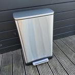 Pedaalemmer EKO E-Cube Mat Zilver RVS 40L, Ophalen, Zo goed als nieuw, Rvs