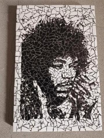 Jimmy Hendrix Mozaïekschilderij beschikbaar voor biedingen