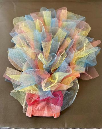 Schattig tule jurkje met ruches voor kleine hondjes.  beschikbaar voor biedingen