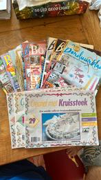 13 borduur tijdschriften, Ophalen of Verzenden, Gelezen