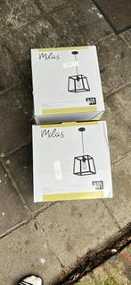 2 Zwarte Milas Hanglampen Nieuw in Doos, Ophalen of Verzenden, Nieuw, Metaal, Minder dan 50 cm
