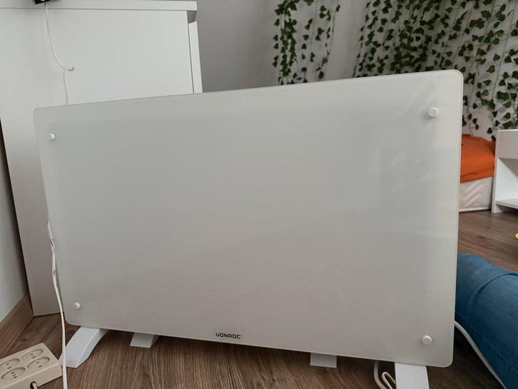 VONROC Luxe Elektrische Kachel - Convectorkachel, Huis en Inrichting, Kachels, Gebruikt, Vrijstaand, Overige soorten, Elektrisch