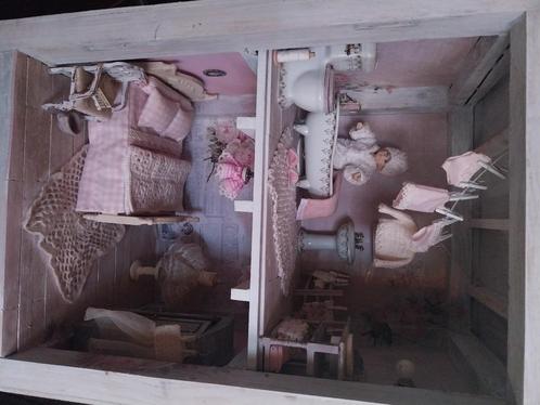 Poppenhuis/kijkkastje, Antiek en Kunst, Curiosa en Brocante, Ophalen of Verzenden