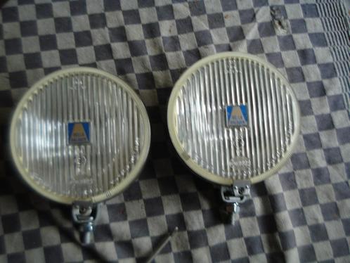 Oldtimer 2 witte hella mistlampen type 160 en diameter 16 cm, Auto-onderdelen, Verlichting, Gebruikt, Verzenden