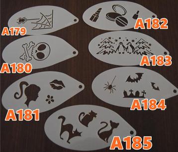 Schminksjabloon heel veel keuze vanaf 1,25 pst NIEUW  beschikbaar voor biedingen