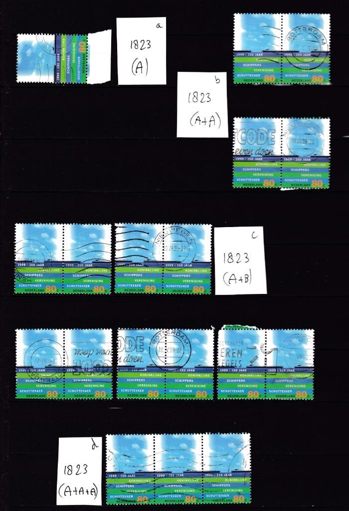 9500) Nederland 1823 waterland 1999, Postzegels en Munten, Postzegels | Nederland, Ophalen of Verzenden