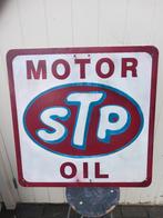 STP Motor oil, motorolie, Reclamebord, Gebruikt, Ophalen of Verzenden, Echt