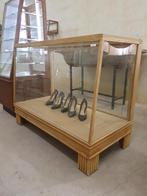 Antieke Engelse vitrine toonbank balie winkelvitrine, Ophalen