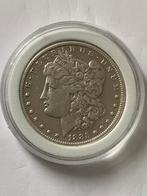Zilveren Morgan dollar 1885 o, Zilver, Ophalen of Verzenden, Losse munt, Noord-Amerika