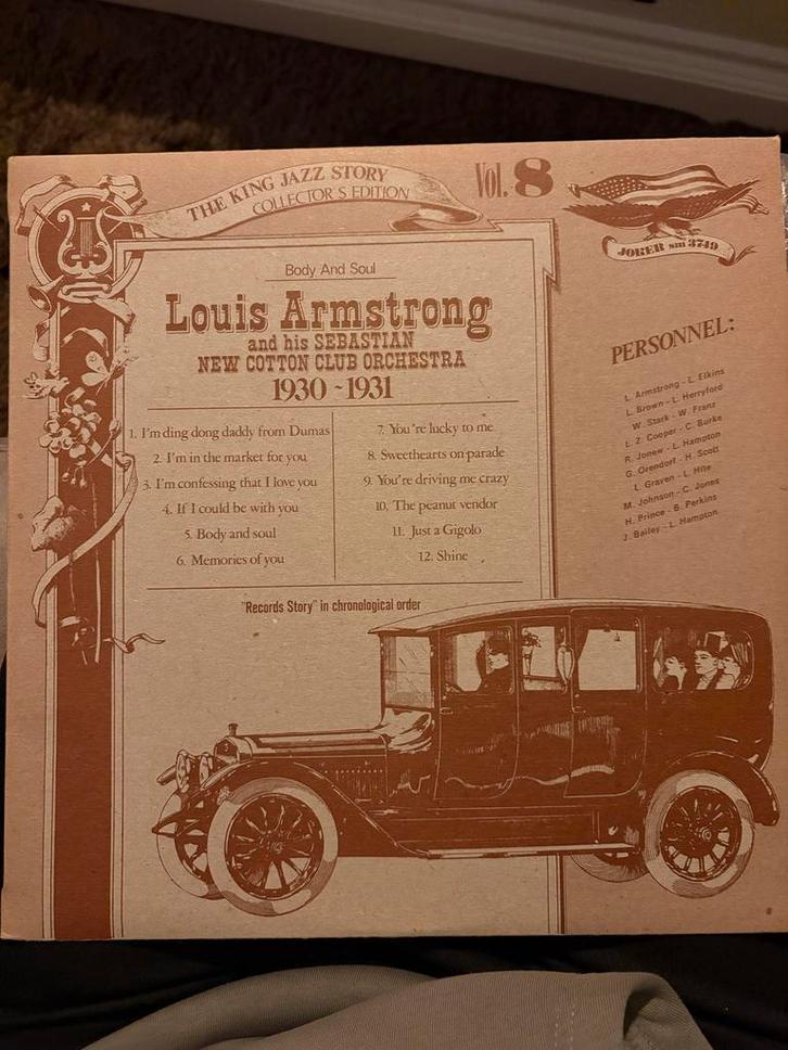 Louis Armstrong - Body and Soul Vol. 8 (Mint), Cd's en Dvd's, Vinyl | Jazz en Blues, Zo goed als nieuw, Jazz, 1940 tot 1960, 12 inch