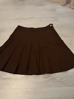 H&M Plooirok - Maat S, Kleding | Dames, Rokken, Bruin, Ophalen of Verzenden, Zo goed als nieuw, Maat 36 (S)