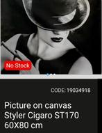 Styler Cigaro ST170 Canvas Schilderij 60x80 cm, Ophalen of Verzenden, Zo goed als nieuw, Schilderij, 50 tot 75 cm